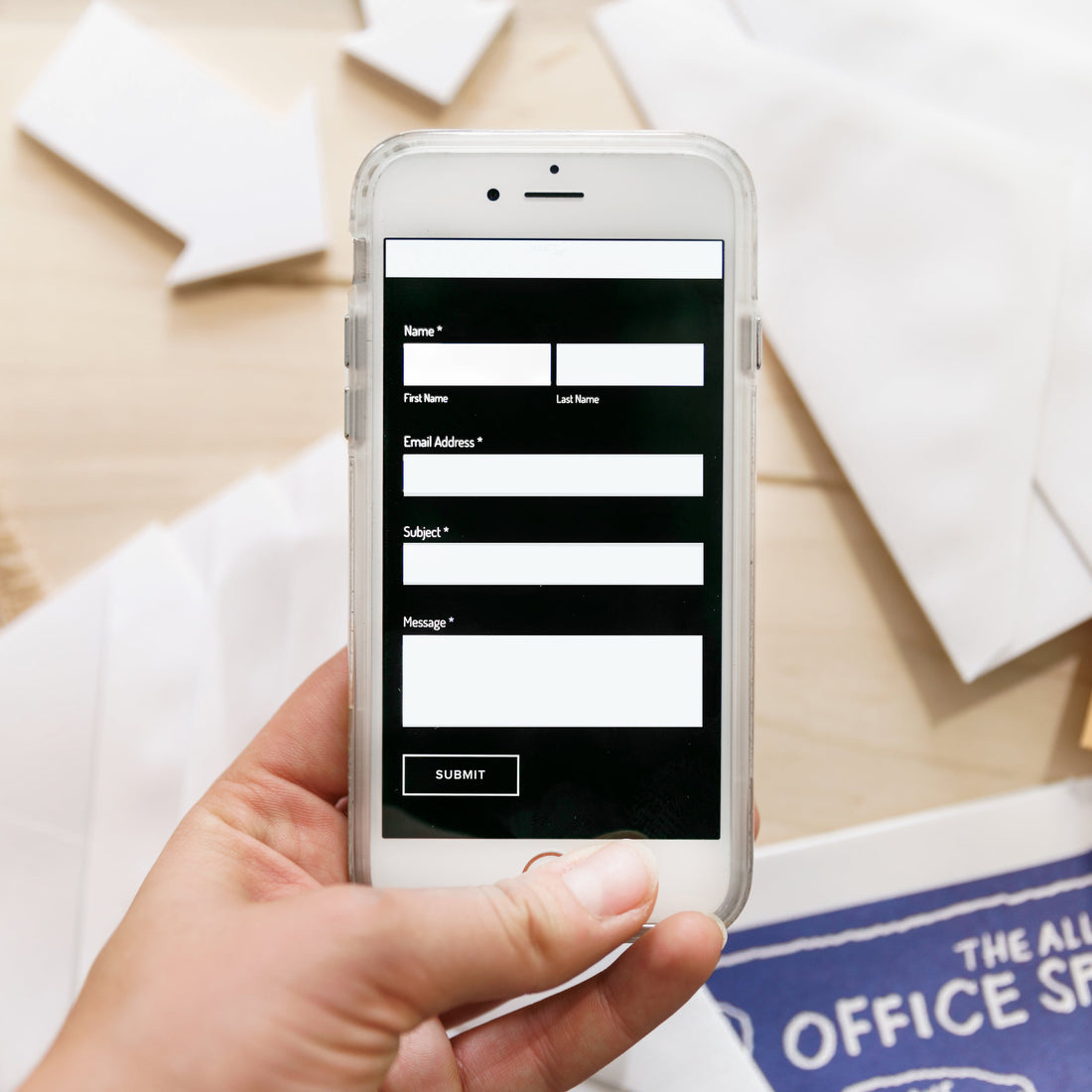 Register your company using the contact form