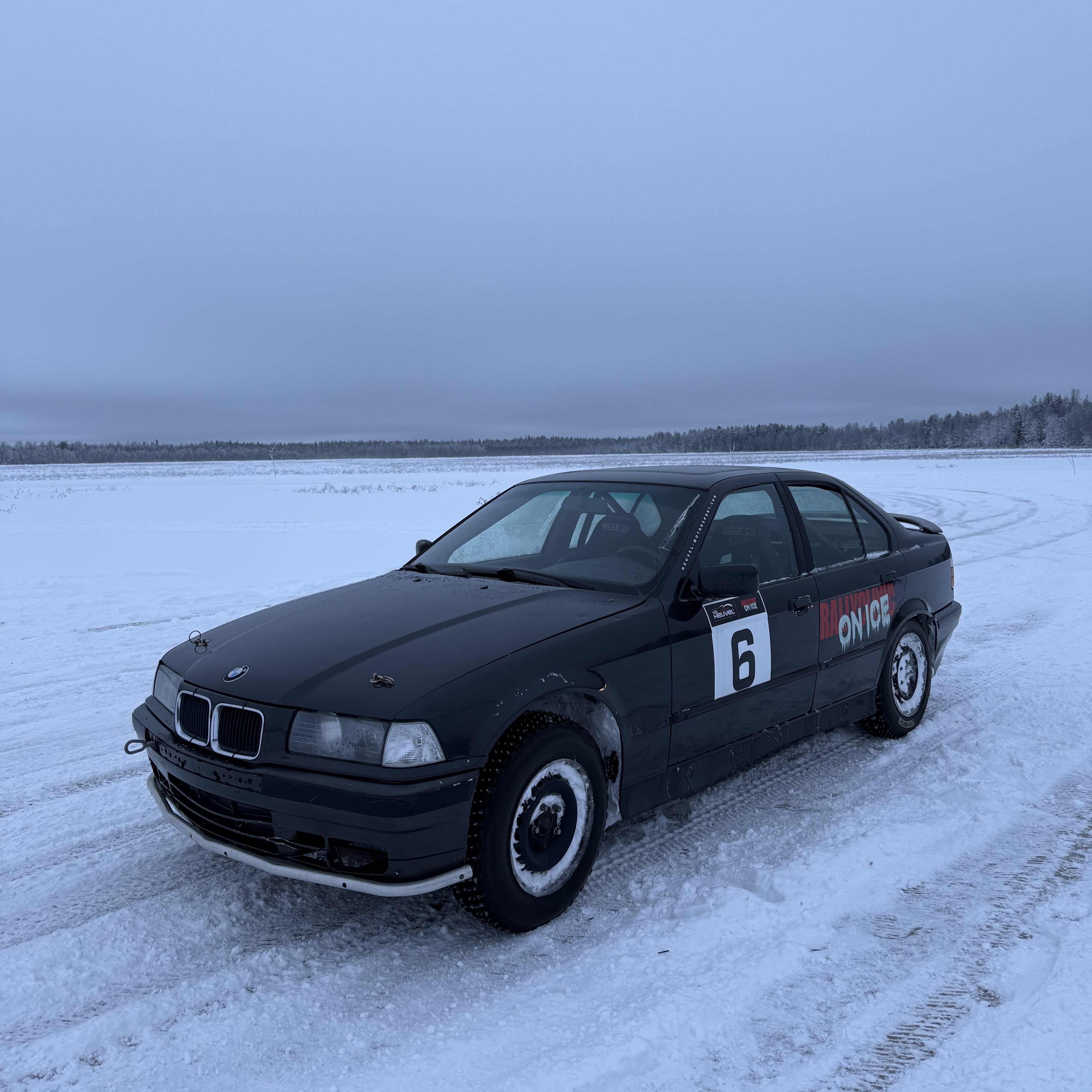 Rally car experience with professional driver