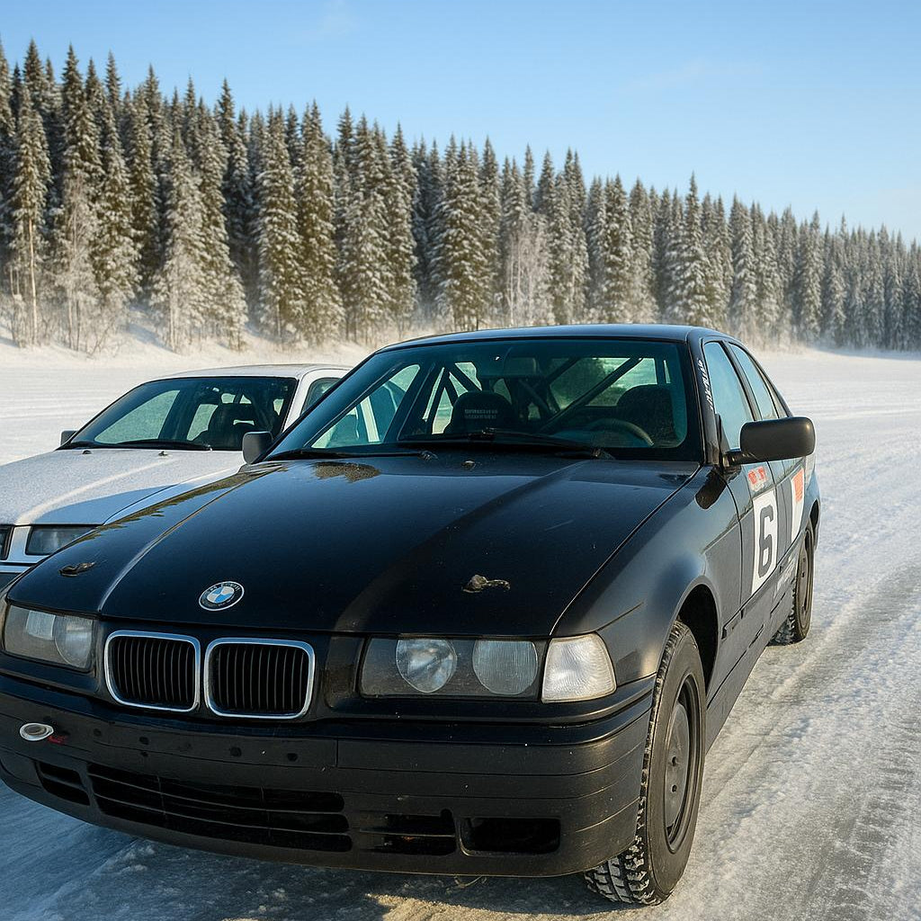 Rally car experience with professional driver